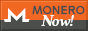 88x31 button that has a letter 'M' as a logo with text 'Monero NOW!'